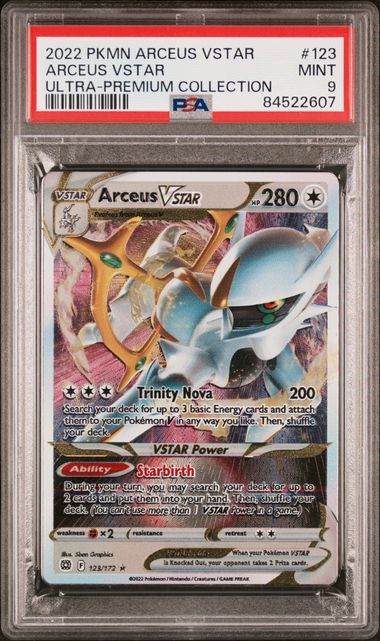 2022 ARCEUS VSTAR - Metal Card - PSA 9