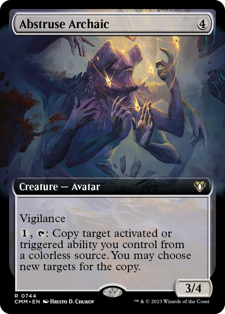 Abstruse Archaic (Extended Art) (744) (Commander Masters)