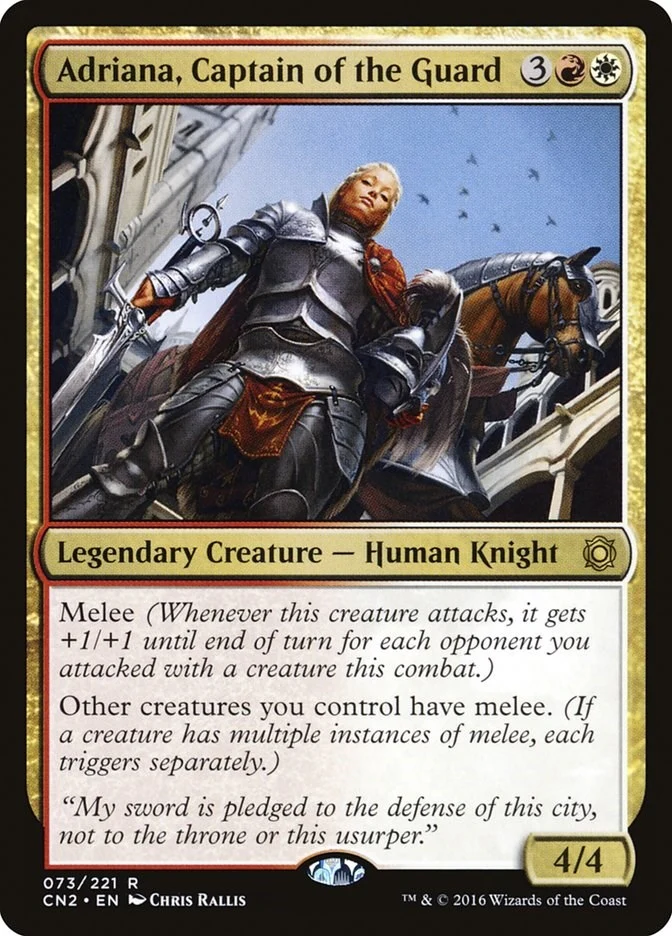Adriana, Captain of the Guard (73) (Conspiracy: Take the Crown) (CN2)