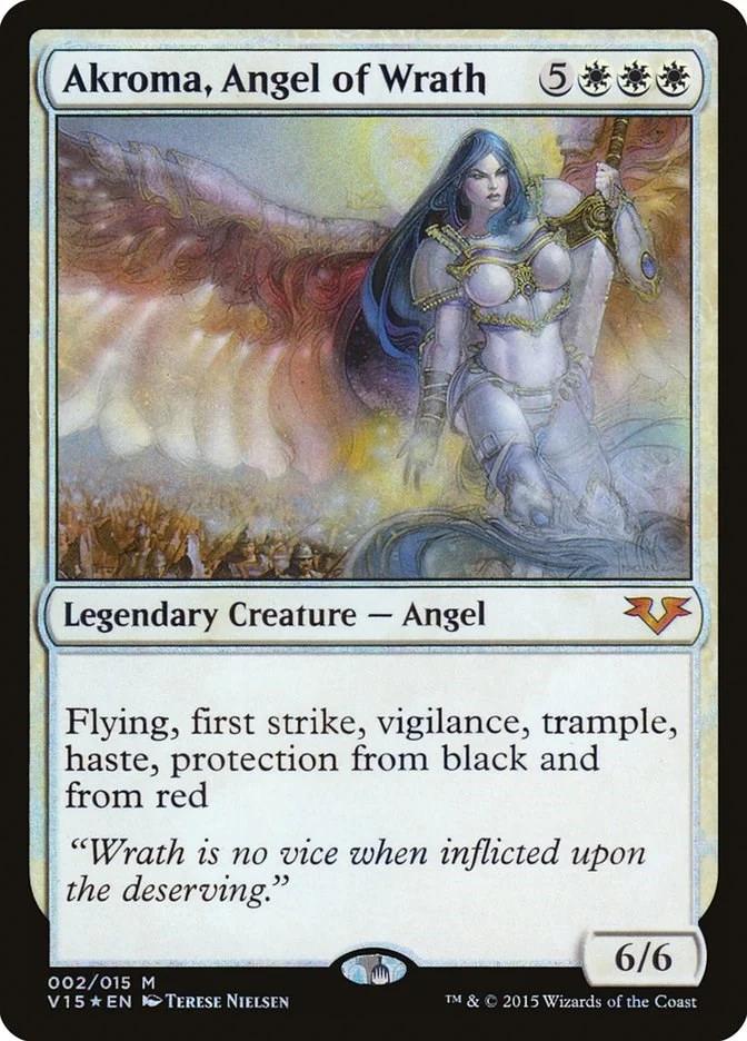 Akroma, Angel of Wrath (2) (From the Vault: Angels)