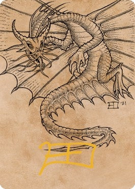 Ancient Gold Dragon Art Card (44/81) (Gold-Stamped Signature) (44)