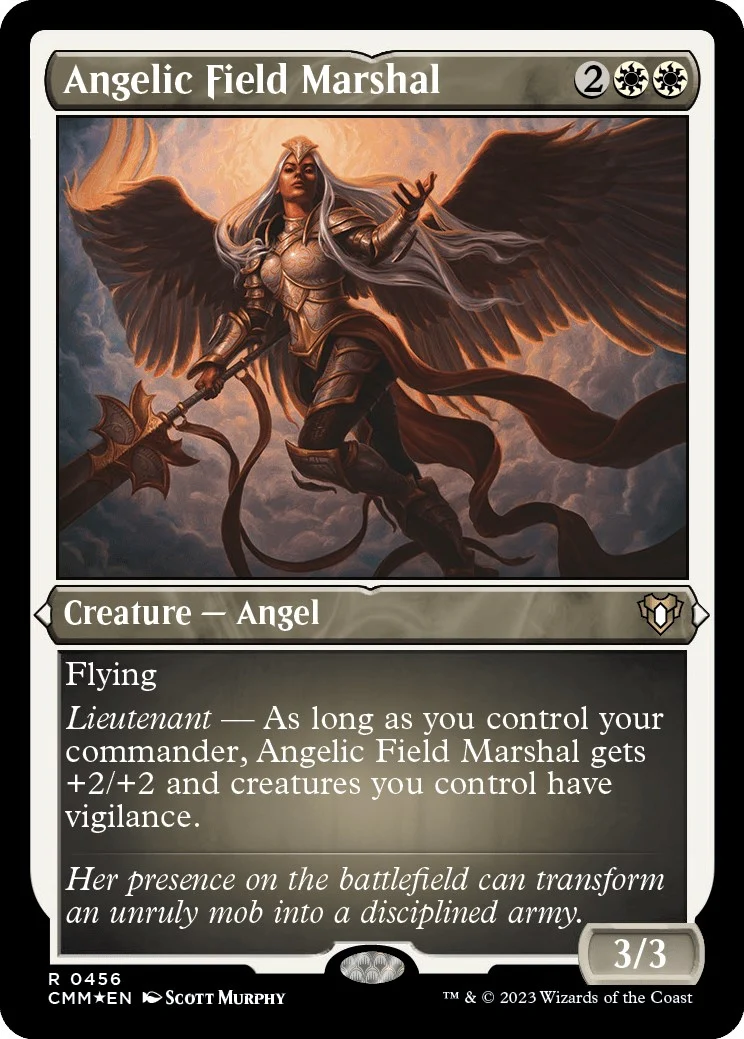 Angelic Field Marshal (Foil Etched) (456) (Commander Masters)