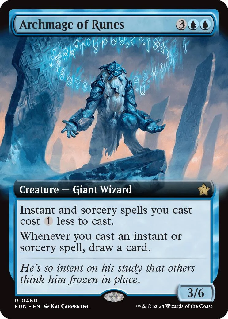 Archmage of Runes (Extended Art) (450) (Foundations)