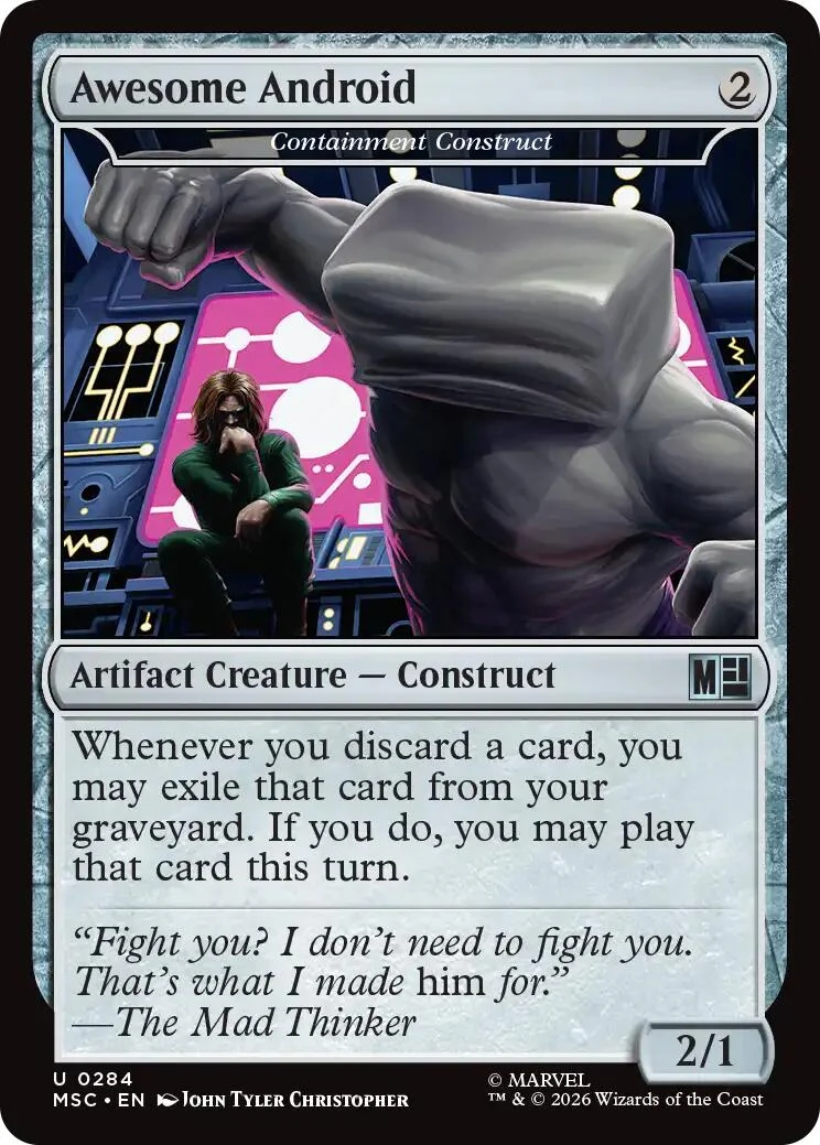 Awesome Android - Containment Construct (284) (Commander: Marvel Super Heroes)