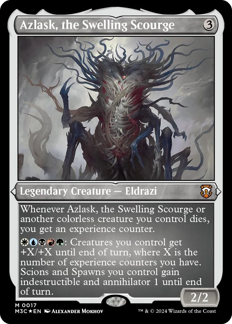 Azlask, the Swelling Scourge (Foil Etched) (17) (Modern Horizons 3)