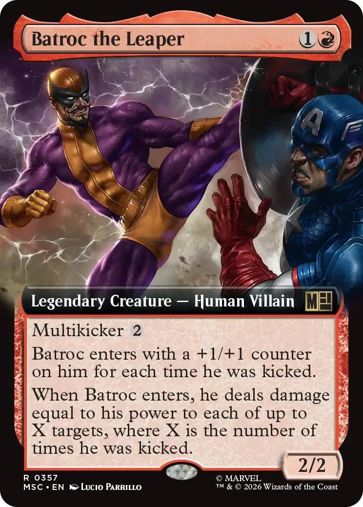 Batroc the Leaper (Extended Art) (357) (Commander: Marvel Super Heroes)