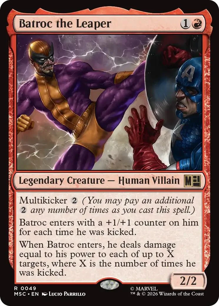 Batroc the Leaper (Surge Foil) (49) (Commander: Marvel Super Heroes)