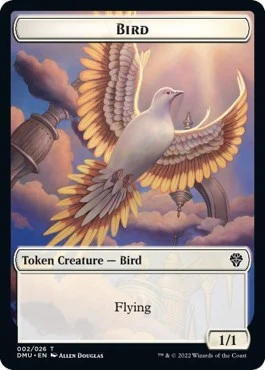 Bird (002) // Merfolk Double-Sided Token (2 // 5)