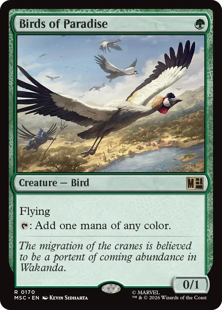 Birds of Paradise (170) (Commander: Marvel Super Heroes)