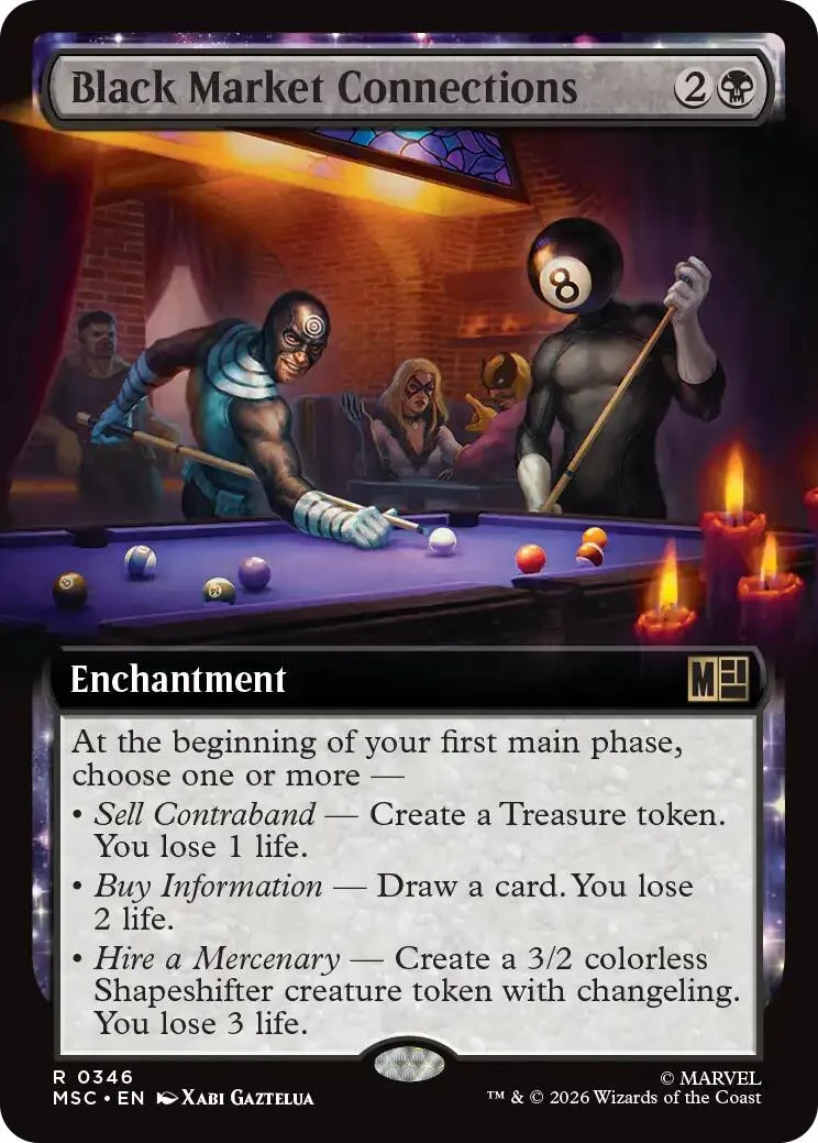 Black Market Connections (Extended Art) (346) (Commander: Marvel Super Heroes)