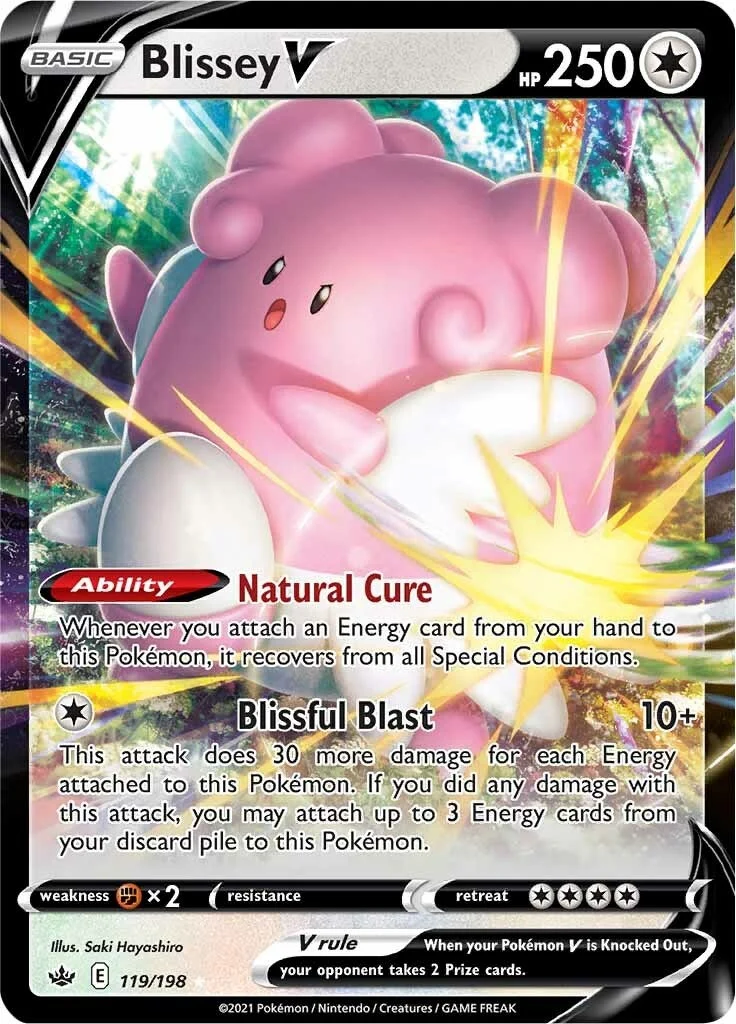 Blissey V (119/198) (SWSH06: Chilling Reign)