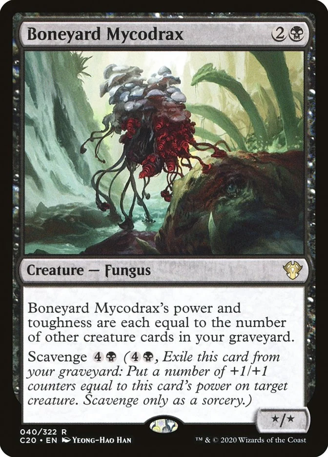 Boneyard Mycodrax (40) (Commander 2020) (C20)
