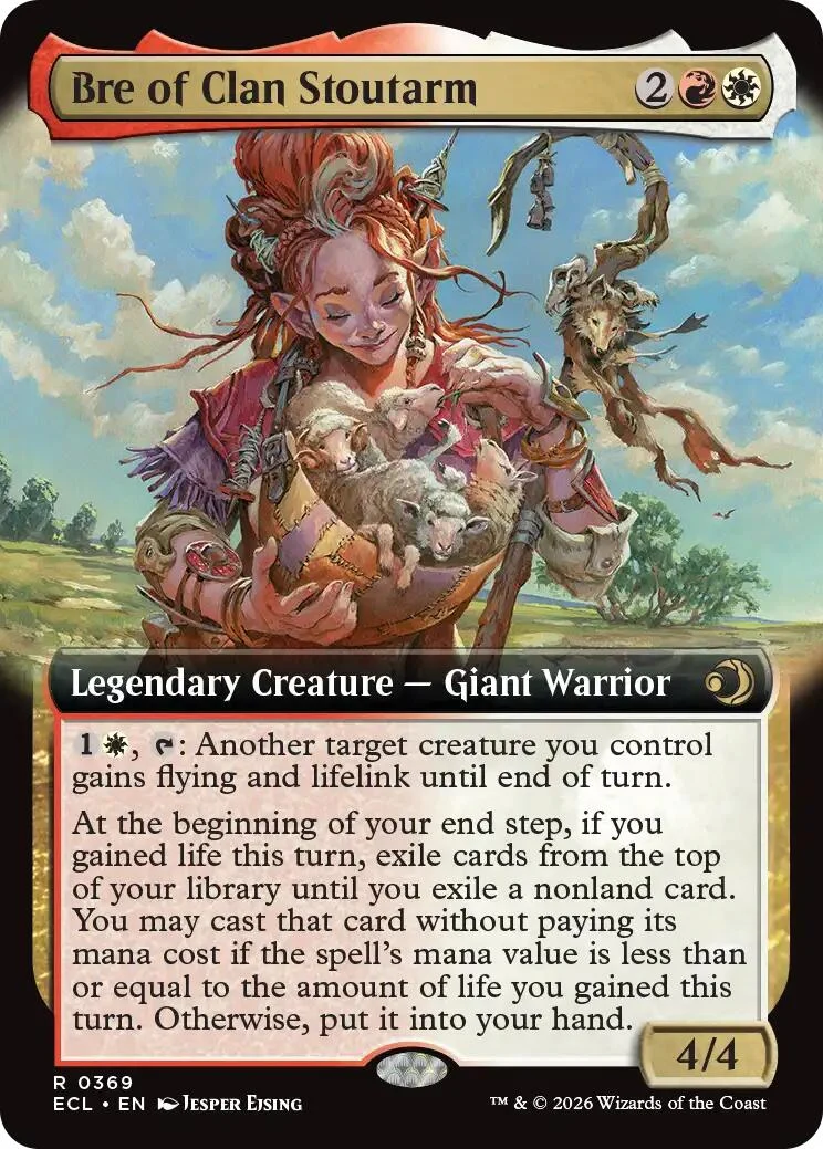 Bre of Clan Stoutarm (Extended Art) (369) (Lorwyn Eclipsed)