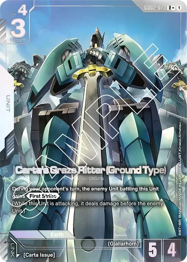 Carta's Graze Ritter (Ground Type) (R+) (GD02-073) (Dual Impact)