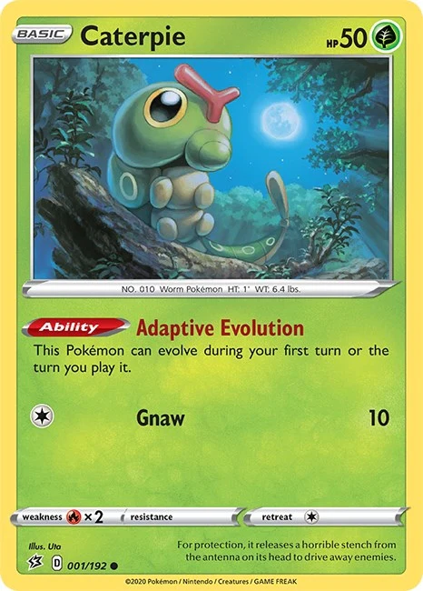 Caterpie (001/192) (SWSH02: Rebel Clash)