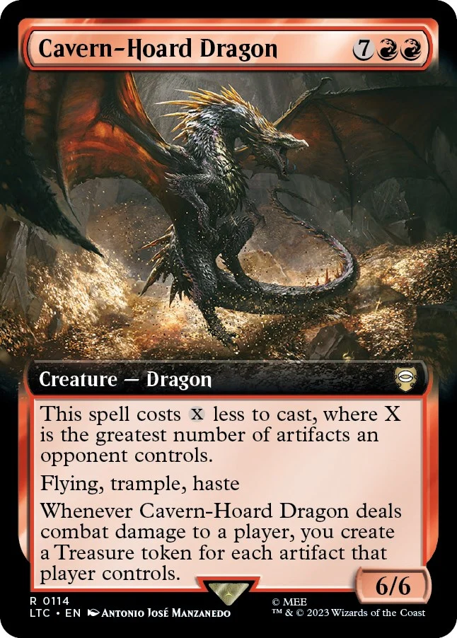 Cavern-Hoard Dragon (Extended Art) (114)