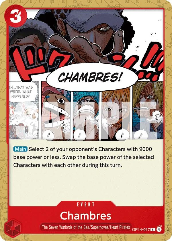 Chambres (OP14-017) (The Azure Sea's Seven)
