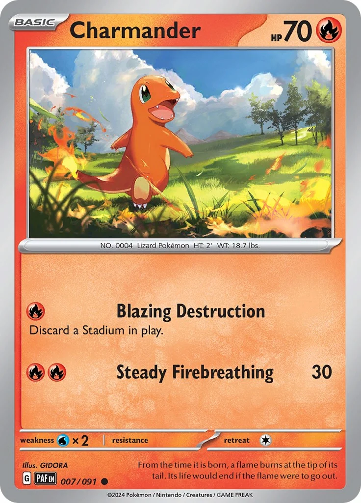 Charmander (007/091) (SV: Paldean Fates)