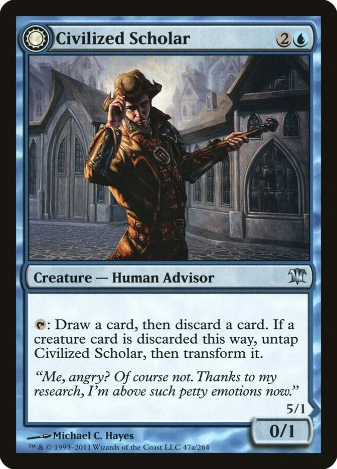 Civilized Scholar (47) (Innistrad) (ISD)