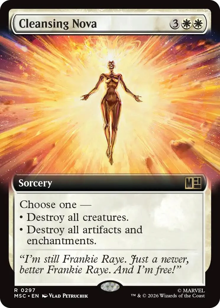 Cleansing Nova (Extended Art) (297) (Commander: Marvel Super Heroes)