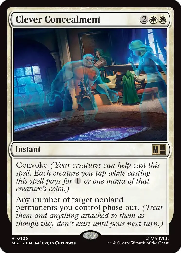 Clever Concealment (125) (Commander: Marvel Super Heroes)
