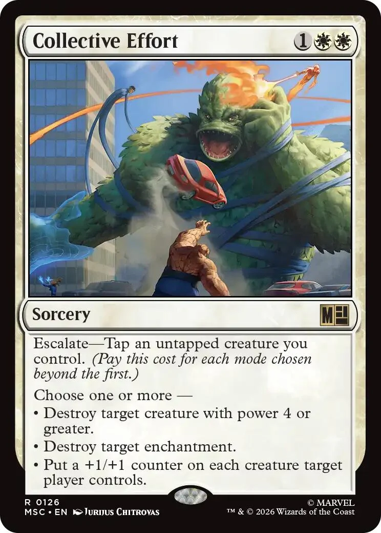 Collective Effort (126) (Commander: Marvel Super Heroes)