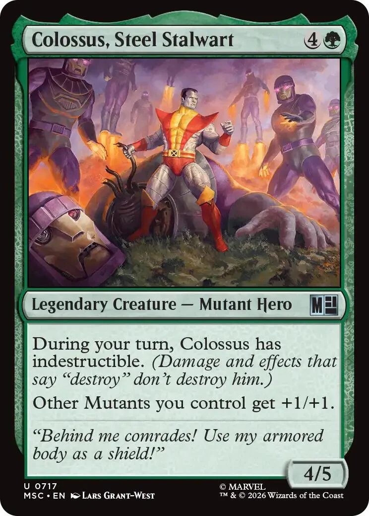 Colossus, Steel Stalwart (717) (Commander: Marvel Super Heroes)