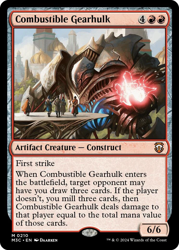 Combustible Gearhulk (210) (Modern Horizons 3)