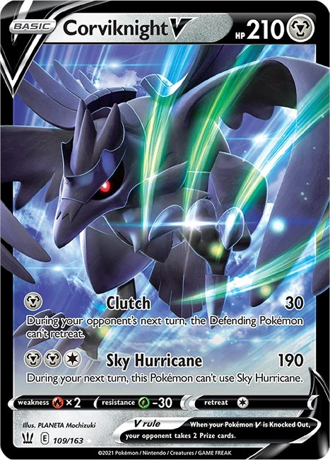 Corviknight V (109/163) (SWSH05: Battle Styles)