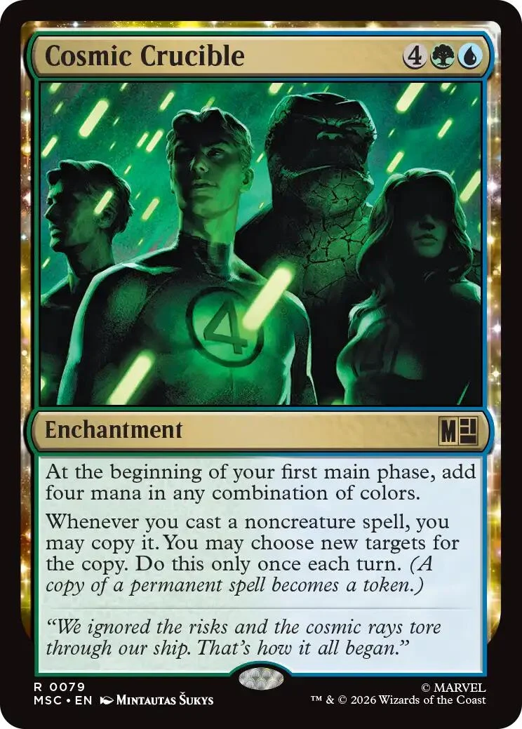 Cosmic Crucible (Surge Foil) (79) (Commander: Marvel Super Heroes)
