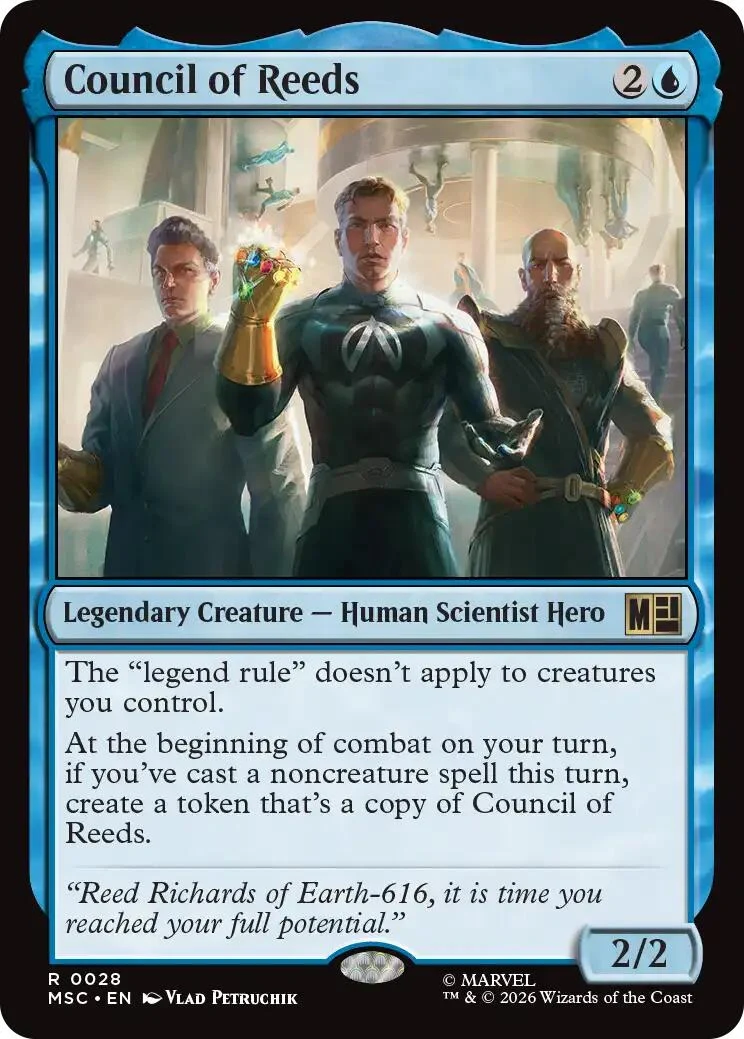 Council of Reeds (Surge Foil) (28) (Commander: Marvel Super Heroes)