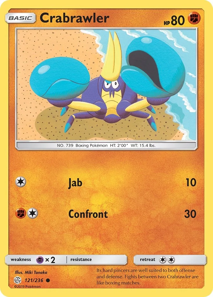 Crabrawler (121/236) (SM - Cosmic Eclipse)