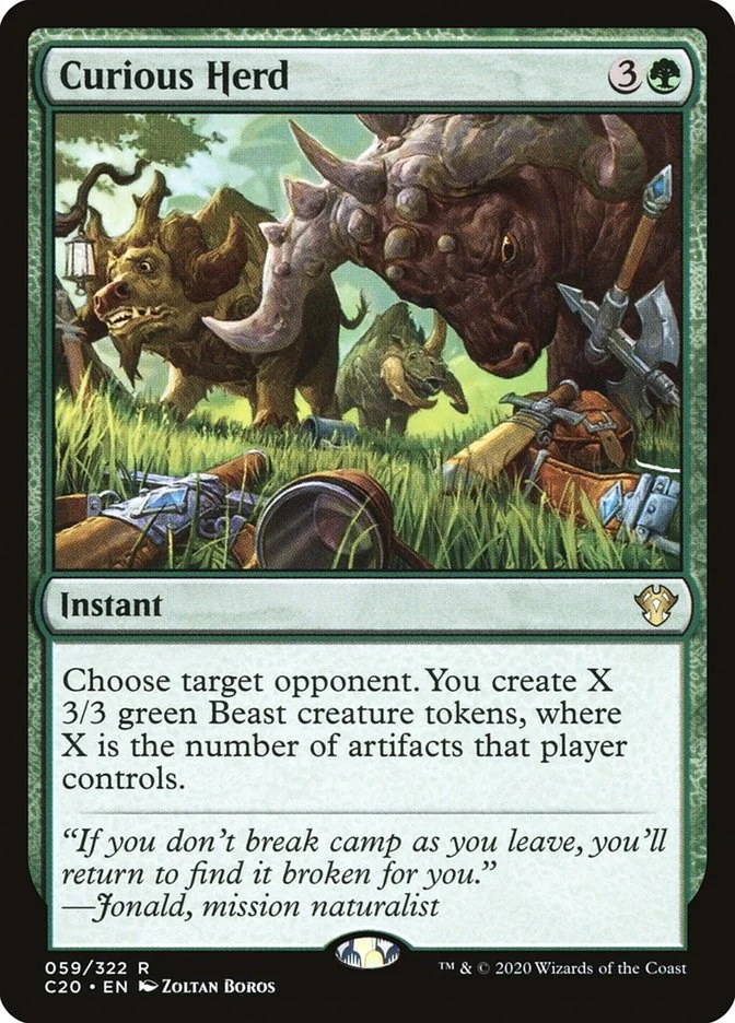 Curious Herd (59) (Commander 2020) (C20)