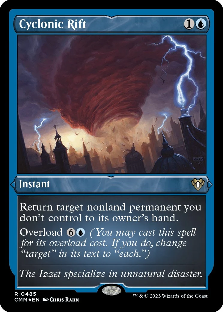 Cyclonic Rift (Foil Etched) (485) (Commander Masters)