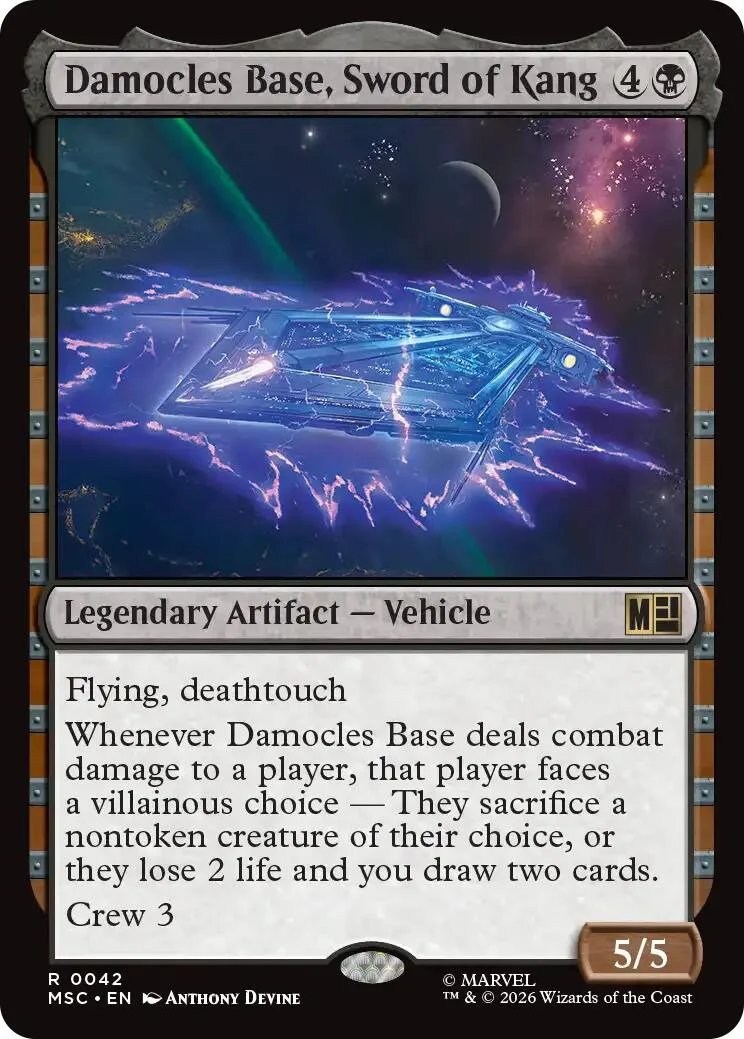 Damocles Base, Sword of Kang (42) (Commander: Marvel Super Heroes)