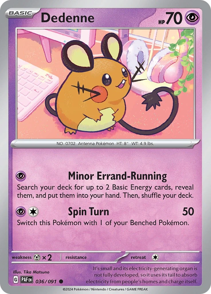 Dedenne (036/091) (SV: Paldean Fates)