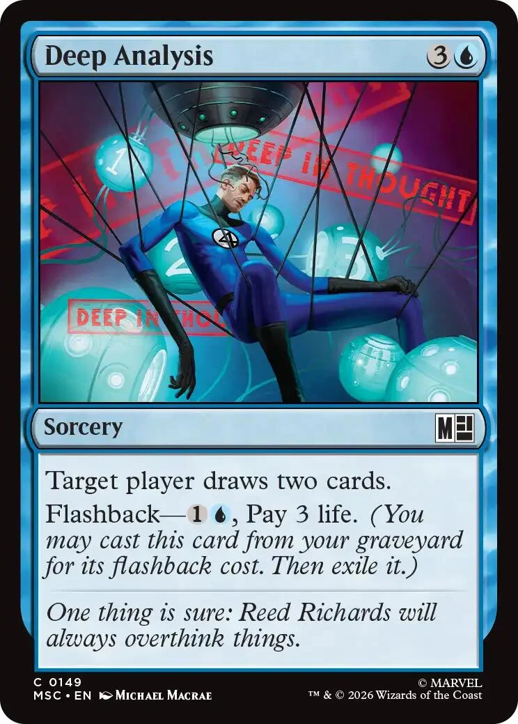 Deep Analysis (Surge Foil) (149) (Commander: Marvel Super Heroes)