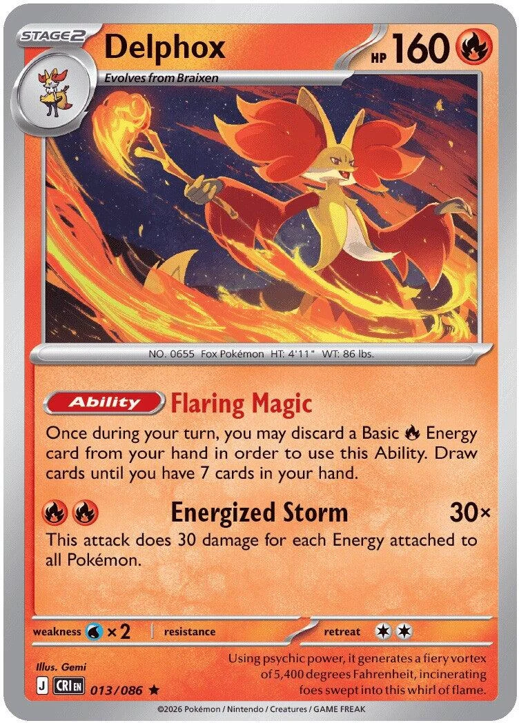 Delphox (013/086) (ME04: Chaos Rising)