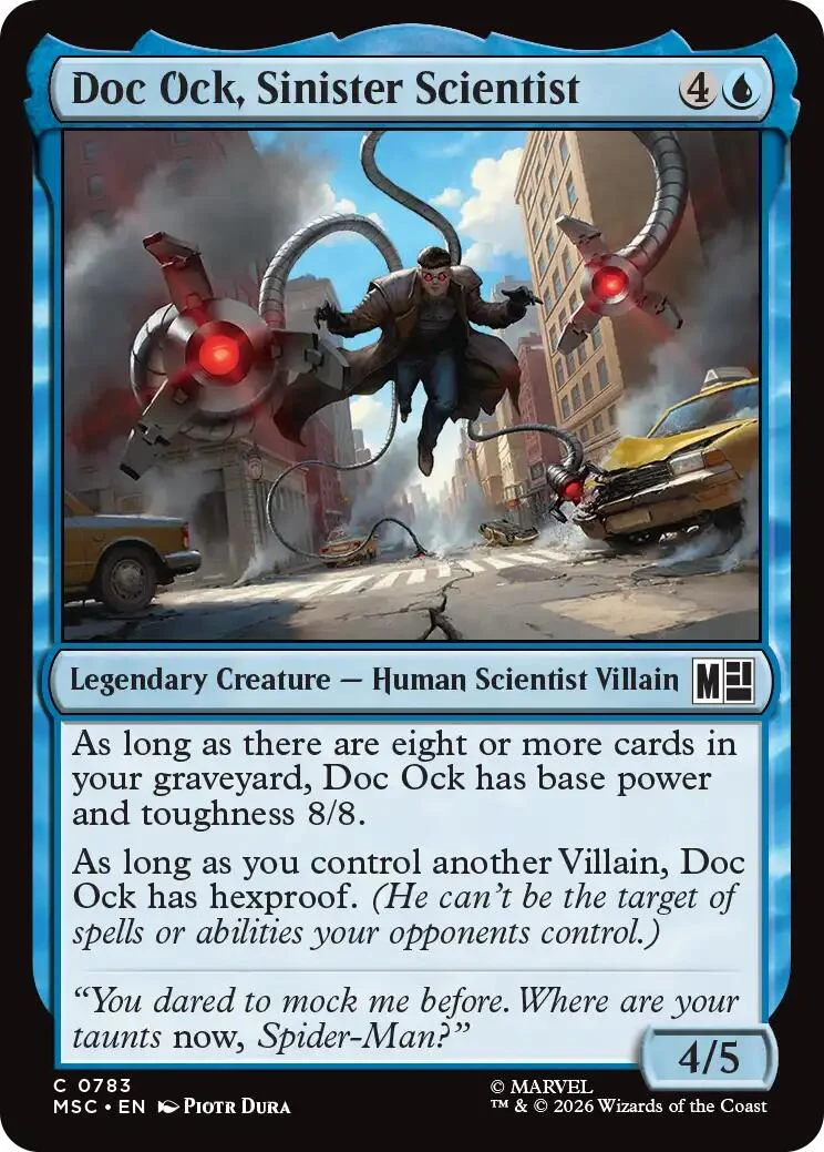 Doc Ock, Sinister Scientist (783) (Commander: Marvel Super Heroes)