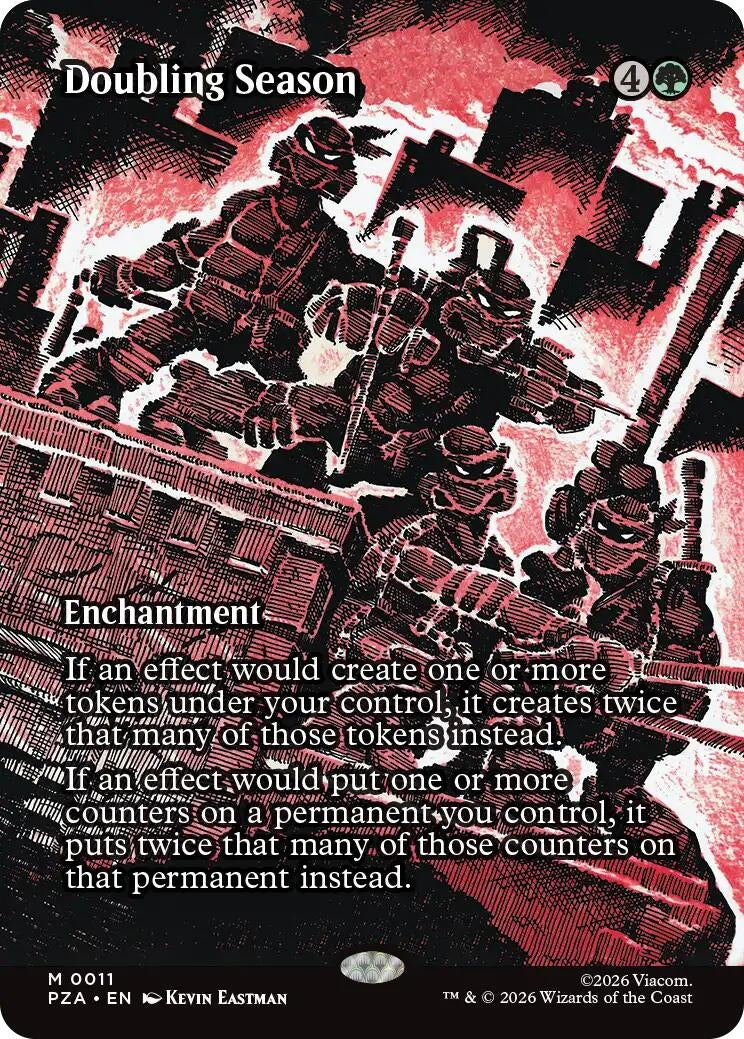 Doubling Season (Borderless) (11) (Teenage Mutant Ninja Turtles Source Material)