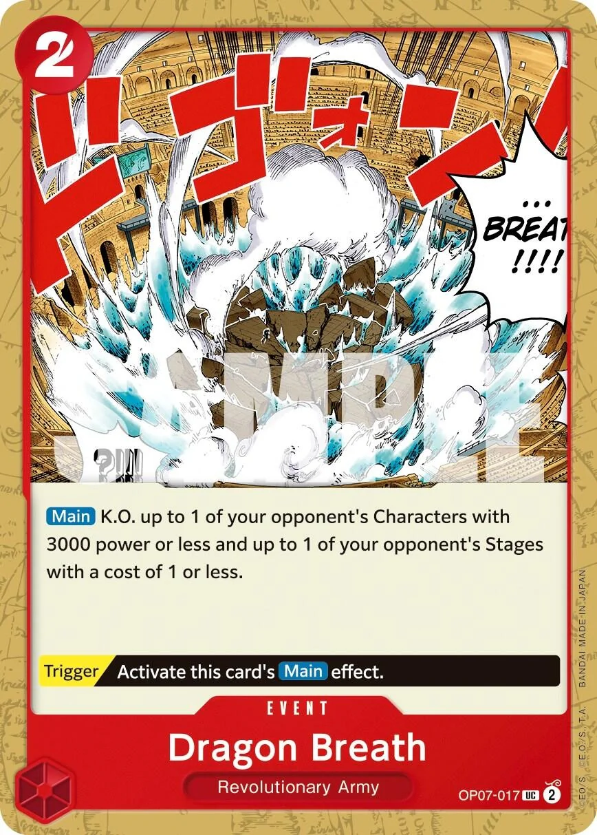 Dragon Breath (OP07-017) (500 Years in the Future)