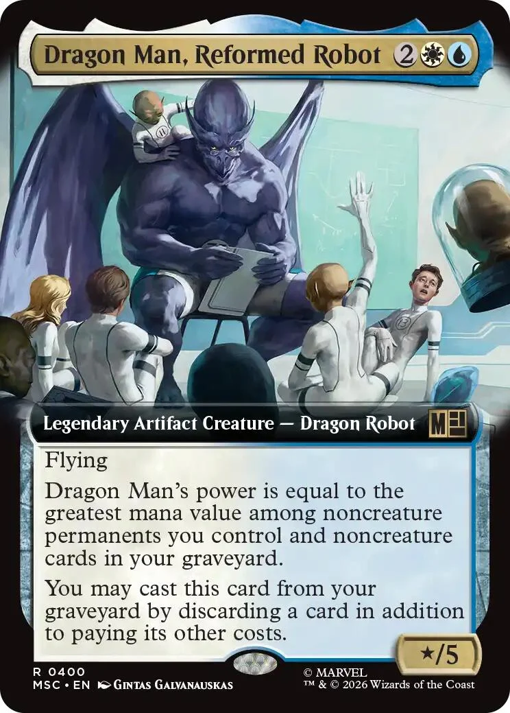 Dragon Man, Reformed Robot (Extended Art) (400) (Commander: Marvel Super Heroes)