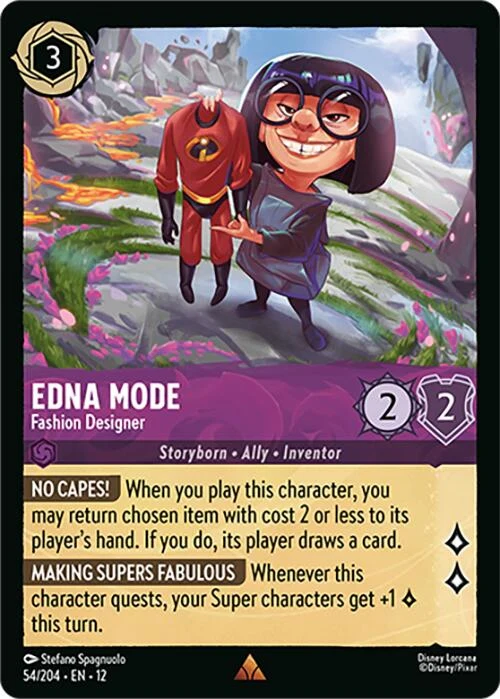 Edna Mode - Fashion Designer (54/204) (Wilds Unknown)