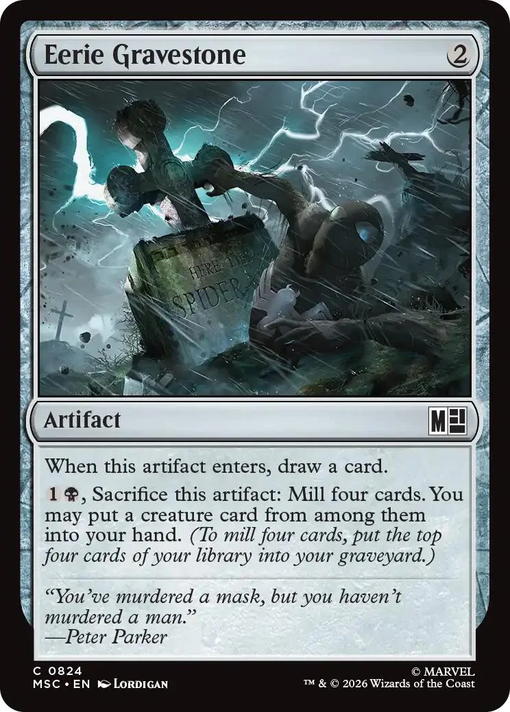 Eerie Gravestone (824) (Commander: Marvel Super Heroes)