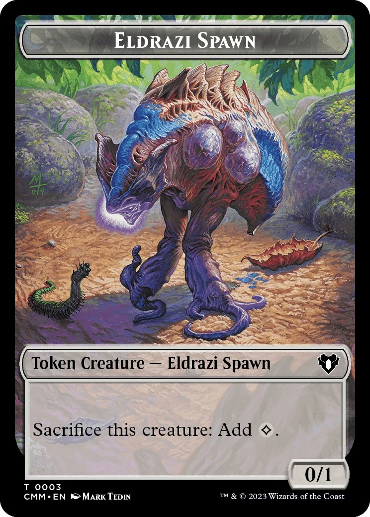 Eldrazi Spawn // Drake Double-Sided Token (3 // 41) (Commander Masters)
