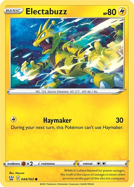 Electabuzz (044/163) (SWSH05: Battle Styles)
