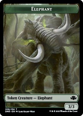 Elephant // Squirrel Double-Sided Token (9 // 13)