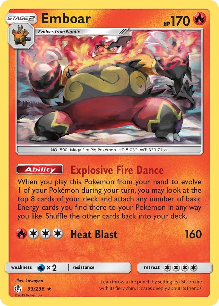 Emboar (33/236) (SM - Cosmic Eclipse)