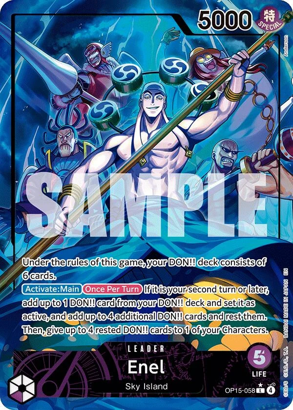 Enel (OP15-058) (Alternate Art) (OP15-058) (Adventure on Kami's Island)