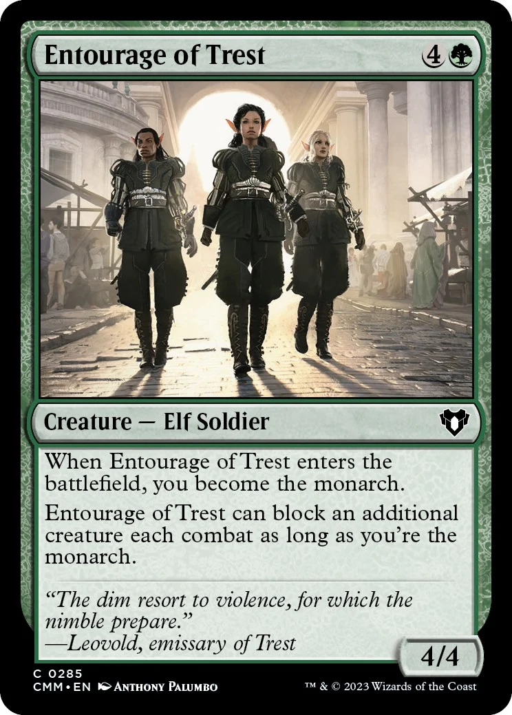 Entourage of Trest (285) (Commander Masters)